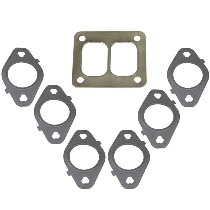 BD Diesel - BD Diesel Gasket Set, Exhaust Manifold T4 Mount -  Dodge 1998.5-2017 5.9L/6.7L 1045986-T4