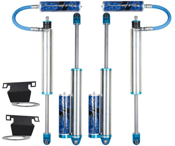 Carli Suspension - 2013-2025 Ram 3500 4x4 Diesel Carli Tuned King 2.5in RR Front and Rear Shock Pkg 2.5in Lift & Res Mounts