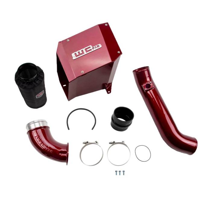 Wehrli Custom Fabrication - 2001-2004 LB7 Duramax 4" Intake Kit with Air Box Stage 2
