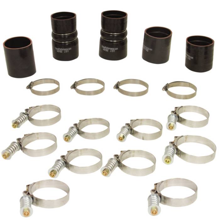 BD Diesel Intercooler Hose &amp; Clamp Kit - 1999.5-2003 Ford 7.3L PowerStroke 1047030