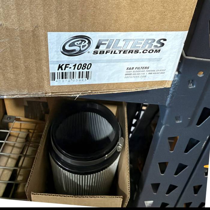 S&B Filters - Scratch & Dent - S&B Replacement Air Filter - Cotton Cleanable KF-1080 - for S&B 75-5132 (2019-26 Ram 6.7L)