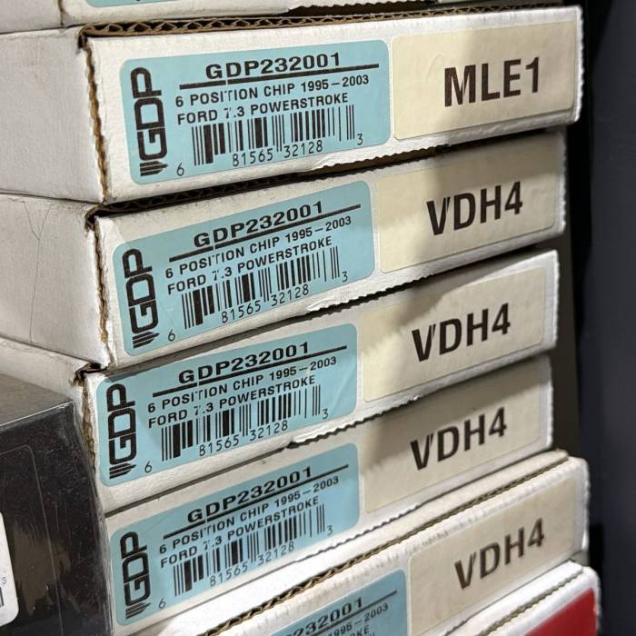 GDP - Scratch & Dent - GDP 6-Position Performance Chip 232001 VDH4 - 2002-2003 Ford 7.3L automatic transmission