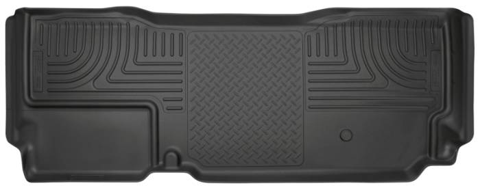 Husky Liners - Husky Liners 11-15 Ford F250/F350/F450 Super Duty Ext Cab WeatherBeater Black 2nd Seat Floor Liners 19721