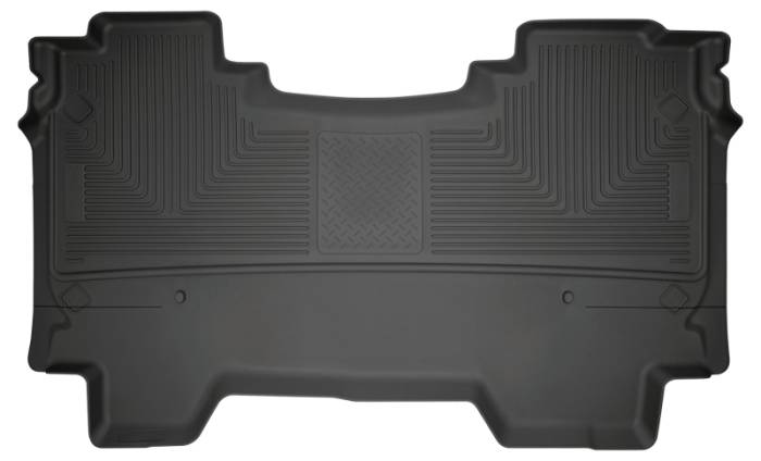Husky Liners - Husky Liners 2019 Ram 1500 CC WeatherBeater 2nd Seat Floor Liners Black (W/O Factory Storage Box) 14751