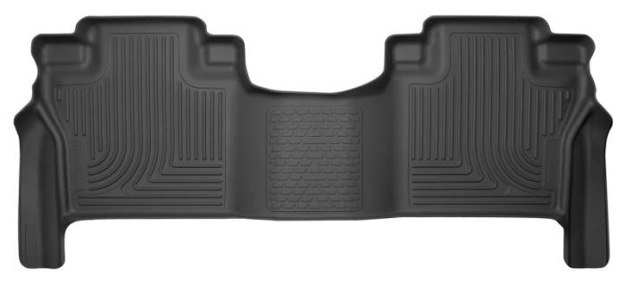 Husky Liners - Husky Liners 2016 Nissan Titan XD Crew Cab WeatherBeater 2nd Row Black Floor Liners 14601