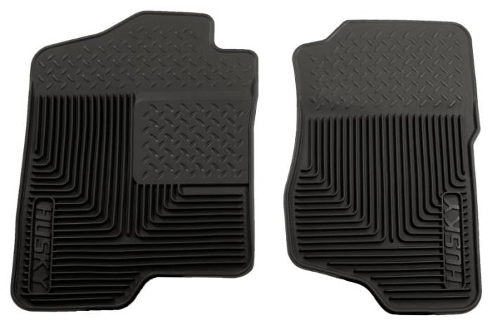 Husky Liners - Husky Liners 07-12 GM Silverado/Sierra/Tahoe/Yukon/Escalade Heavy Duty Black Front Floor Mats 51181