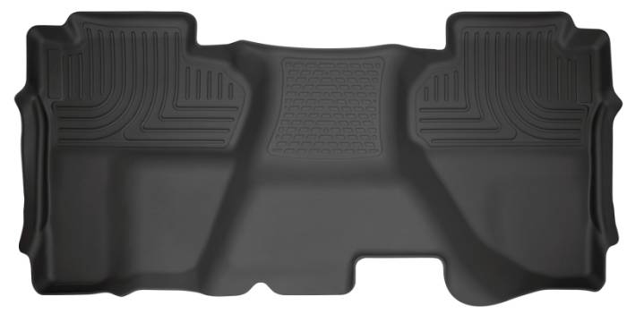 Husky Liners - Husky Liners 14 Chevrolet Silverado/14 GMC Sierra 1500 Weatherbeater Black 2nd Seat Floor Liner 19241