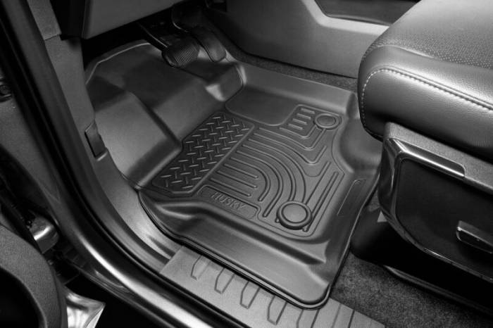 Husky Liners - Husky Liners 21-24 Ford F-150 SuperCrew Weatherbeater Black Front & 2nd Seat Floor Liners 94121