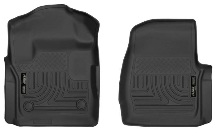 Husky Liners - Husky Liners 2017 Ford F250/F350 Series Standard Cab X-Act Contour Black Floor Liners 52721