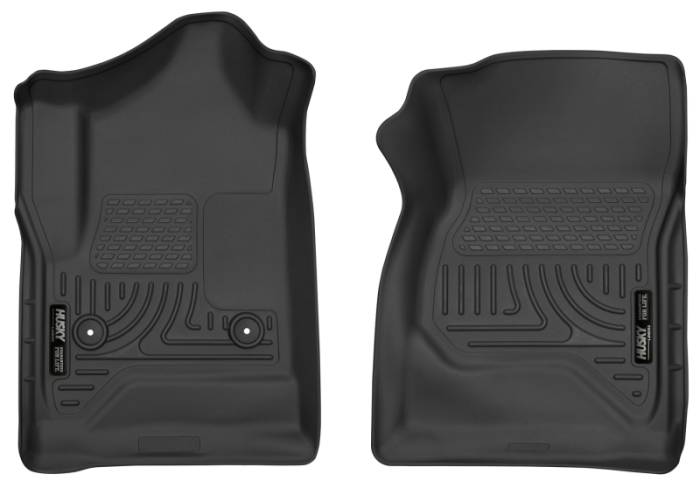 Husky Liners - Husky Liners 14-17 Chevrolet Silverado 1500 Standard Cab X-Act Contour Black Front Floor Liners 52741