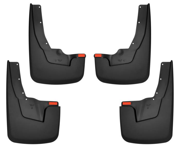 Husky Liners - Husky Liners 19-22 RAM 1500 w/ OEM Fender Flares Custom-Molded Front & Rear Mud Guards 58136