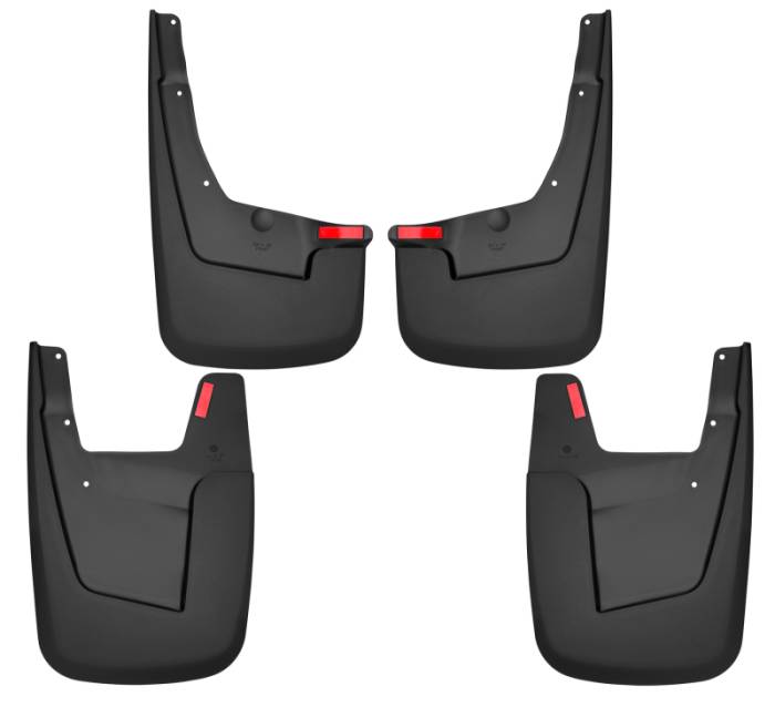 Husky Liners - Husky Liners 19-22 RAM 1500 w/o OEM Fender Flares Custom-Molded Front & Rear Mud Guards 58146