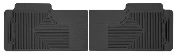 Husky Liners - Husky Liners 80-12 Ford F-150/00-05 Ford Excursion Heavy Duty Black 2nd Row Floor Mats 52011