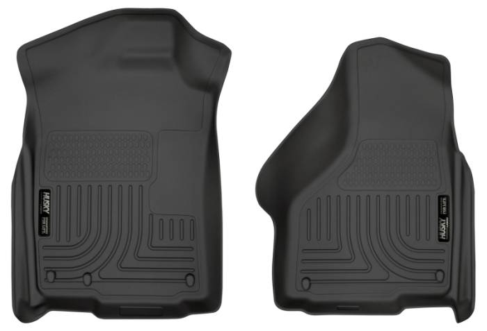 Husky Liners - Husky Liners 03-12 Dodge Ram 1500/2500/3500 Series Regular/Quad Cab WeatherBeater Black Floor Liners 18031