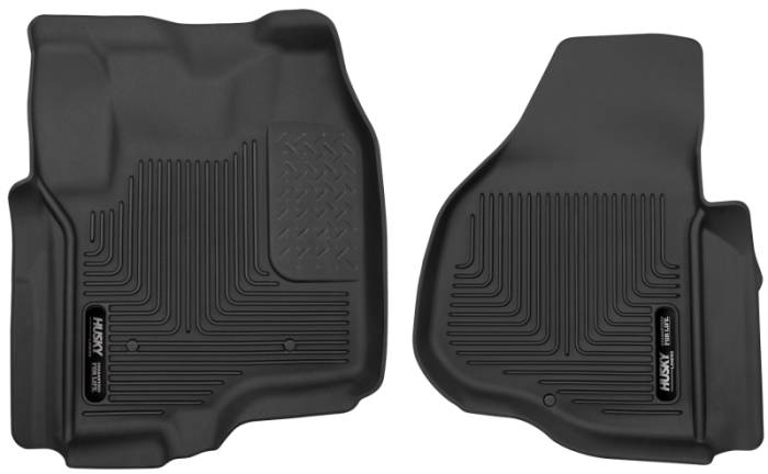 Husky Liners - Husky Liners 12-13 F-250/F-350/F-450 Super Duty X-Act Contour Black Front Floor Liners 53321