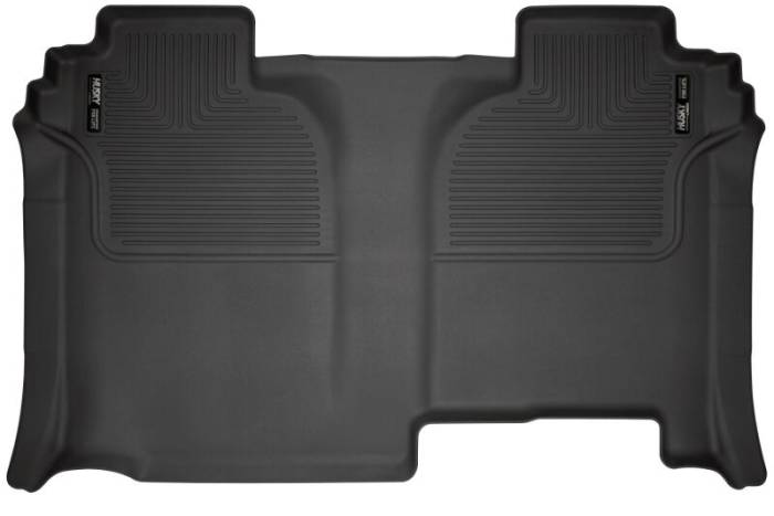 Husky Liners - Husky Liners 19-23 Chevrolet Silverado 1500 CC WeatherBeater Black 2nd Row Floor Liners 14221