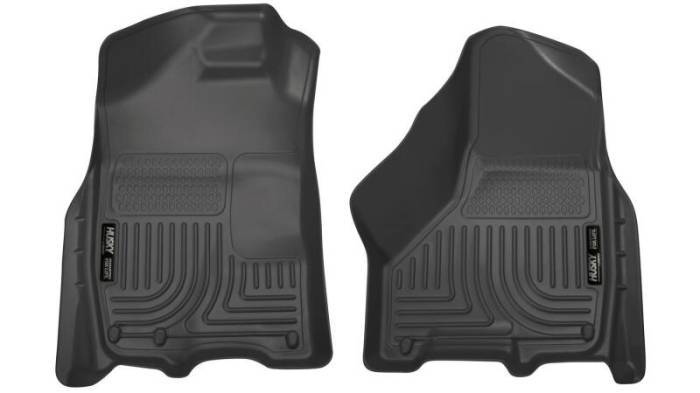 Husky Liners - Husky Liners 09-10 Dodge Ram 1500/2500/3500 WeatherBeater Front Row Black Floor Liners 18001