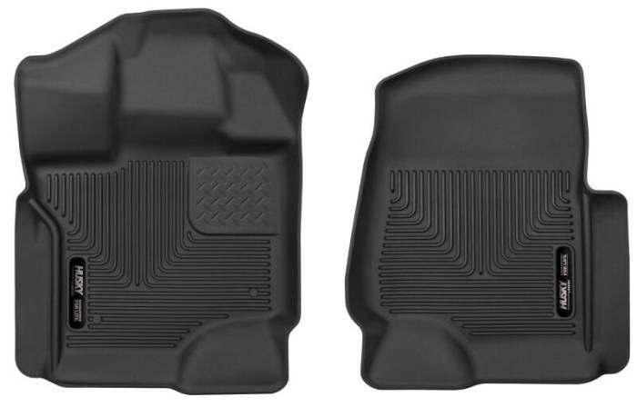 Husky Liners - Husky Liners 15-23 Ford F-150 Super/Super Crew Cab WeatherBeater Black Front Floor Liners 18361