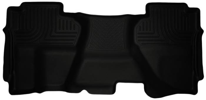 Husky Liners - Husky Liners 07-13 Chevrolet Silverado 1500 Ext Cab WeatherBeater Black 2nd Seat Floor Liners 19191