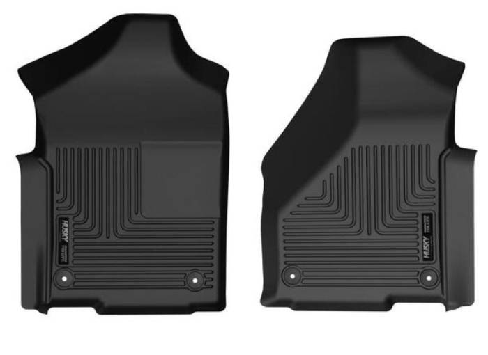 Husky Liners - Husky Liners 19-22 RAM 2500/3500 Std Cab (Vinyl Floor) WeatherBeater Front Floor Liners - Black 13781