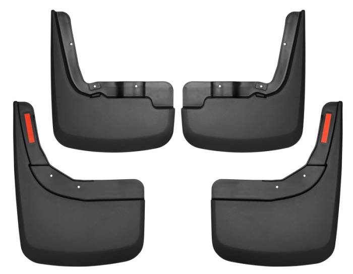 Husky Liners - Husky Liners 19-23 Chevrolet Silverado 1500 (Excl. ZR2/TBoss) Front and Rear Mud Guards - Black 58266