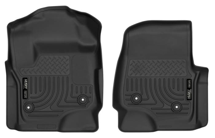 Husky Liners - Husky Liners 2017 Ford F250 Crew Cab Vinyl X-Act Contour Black Floor Liners 52731