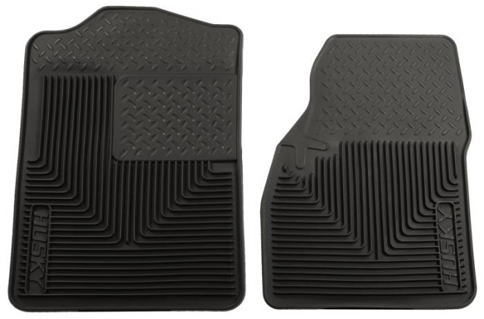 Husky Liners - Husky Liners 94-01 Dodge Ram 1500/2500/3500/80-96 Ford Bronco Heavy Duty Black Front Floor Mats 51041