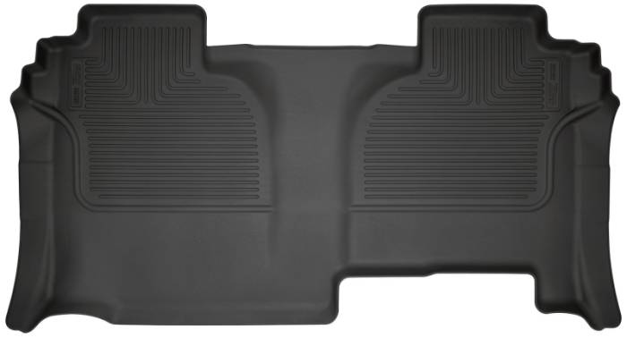 Husky Liners - Husky Liners 20-24 Chevrolet Silverado 2500/3500HD DC WeatherBeater 2nd Seat Black Floor Liners 14211