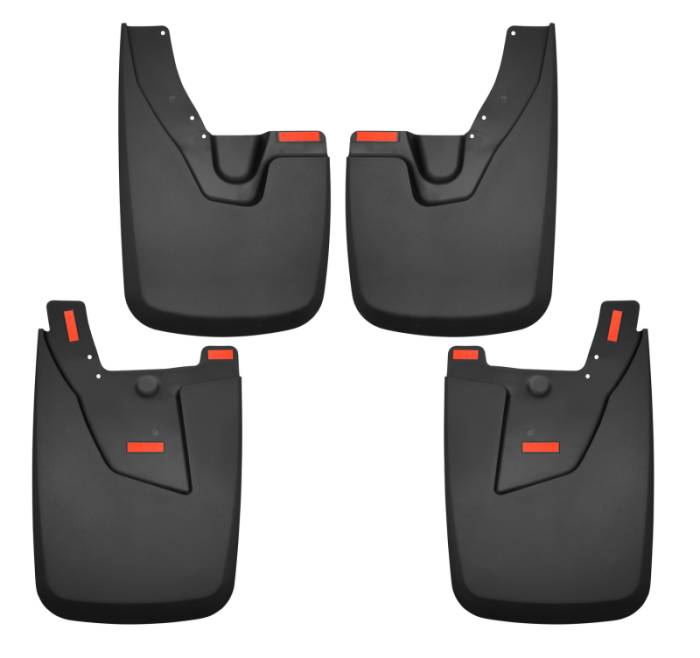 Husky Liners - Husky Liners 19-22 Ram 2500/3500 with OEM Fender Flares Custom-Molded Front & Rear Mud Guards 58056