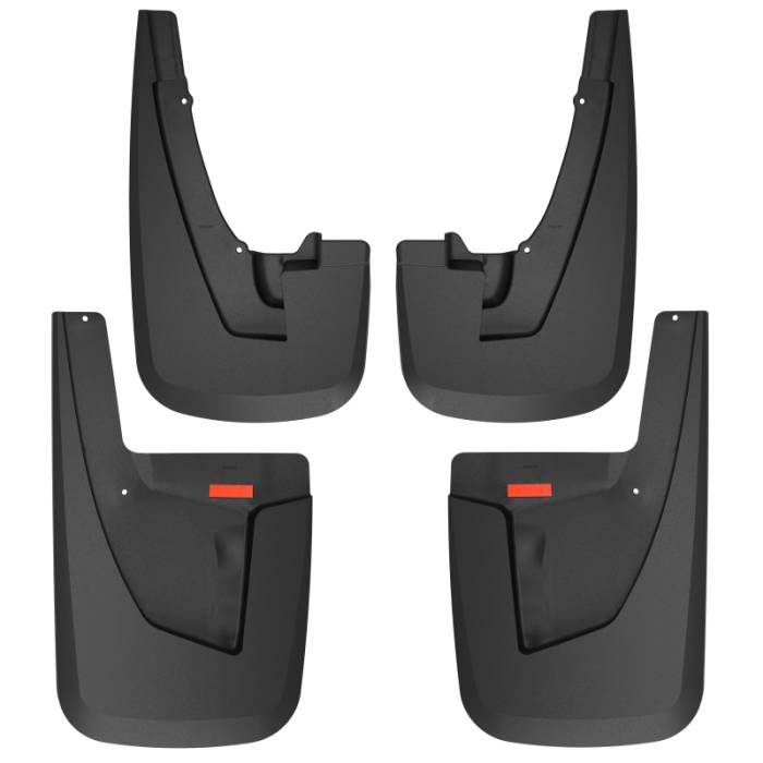Husky Liners - Husky Liners 19-22 RAM 2500/3500 w/o OEM Fender Flares Custom Front & Rear Mud Guard Set - Black 58046