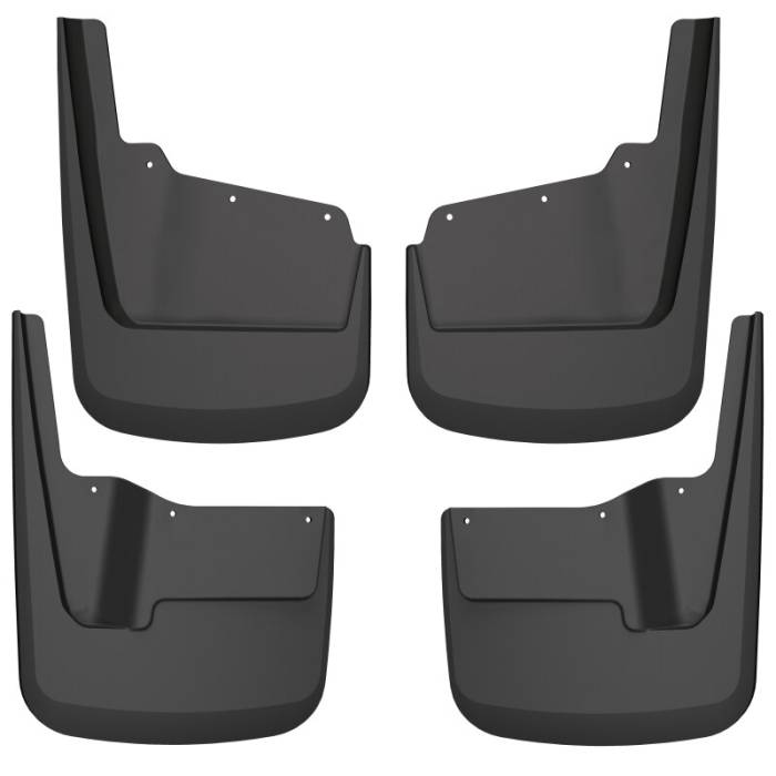 Husky Liners - Husky Liners 20-23 GMC Sierra 2500/3500 HD (Excl. Dually) Front & Rear Mud Guards - Black 58296