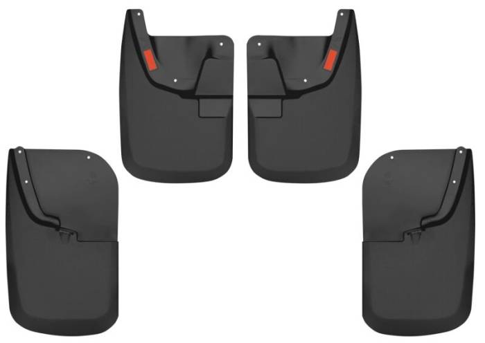 Husky Liners - Husky Liners 11-16 Ford F-250 Super Duty/F-350 Super Duty Front and Rear Mud Guards - Black 56686