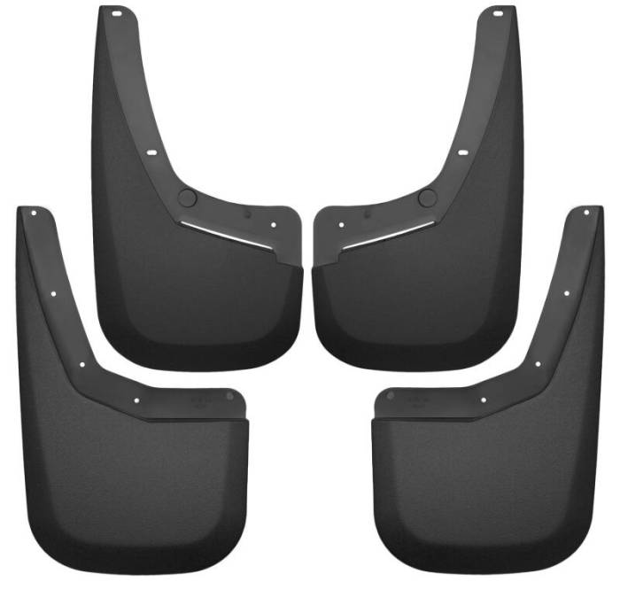 Husky Liners - Husky Liners 07-13 Chevy Silverado 1500 LT / 07-14 Silverado 2500HD Front & Rear Mud Guards - Black 56796