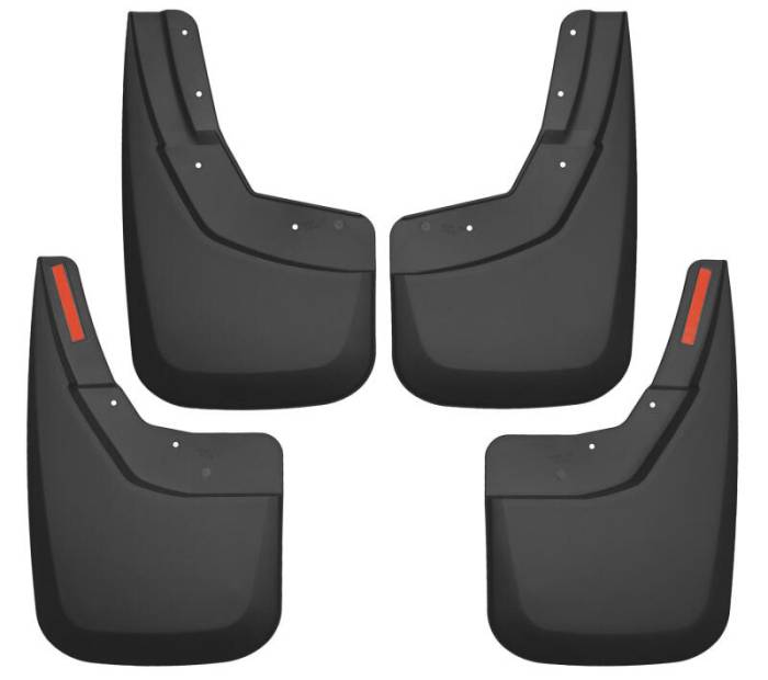 Husky Liners - Husky Liners 14-17 Chevy Silverado 1500 / 15-16 Silverado 2500 HD Front and Rear Mud Guards - Black 56886