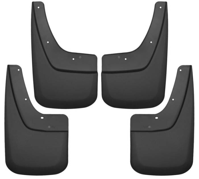 Husky Liners - Husky Liners 14-17 GMC Sierra 1500 / 15-16 Sierra 2500 HD Front and Rear Mud Guards - Black 56896