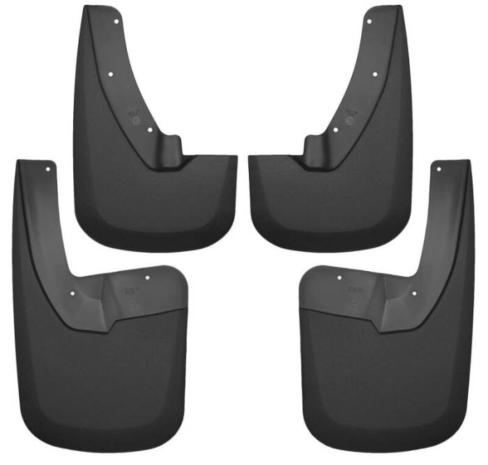 Husky Liners - Husky Liners 09-17 Dodge Ram 1500/2500 Both w/ OE Fender Flares Front and Rear Mud Guards - Black 58186