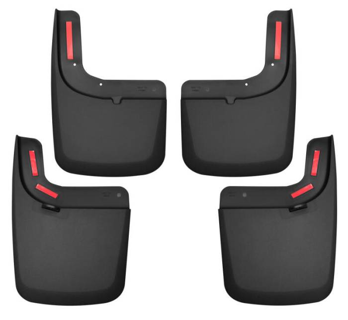 Husky Liners - Husky Liners 17 Ford F-250 Super Duty / F-350 Super Duty Front and Rear Mud Guards (w/ Flares) Black 58476