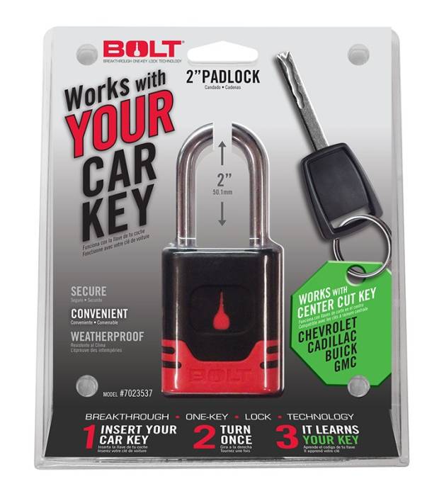 Scratch & Dent BOLT 7023537 2" Padlock – GM Center-Cut Key