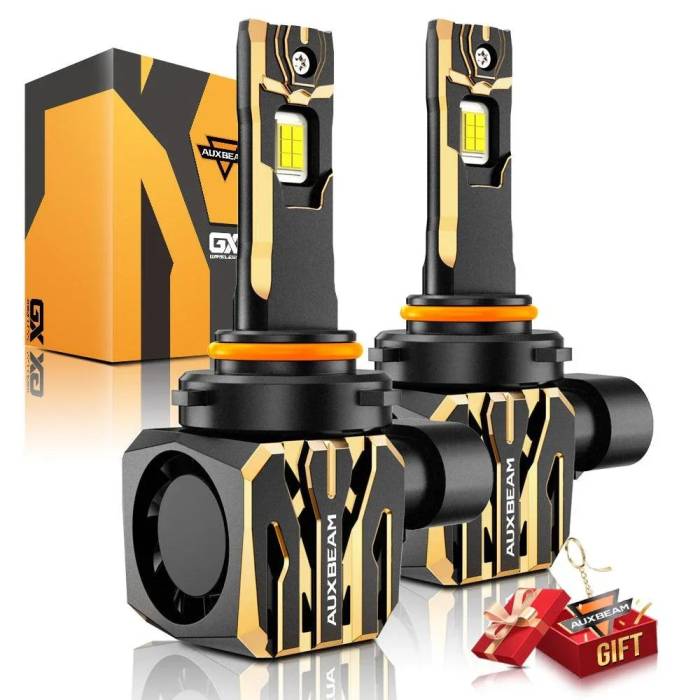 Auxbeam - Auxbeam GX Plug&Play Series 9005/HB3/H10 LED Headlight Bulbs (Pair) GD002812 - 120W 6500K
