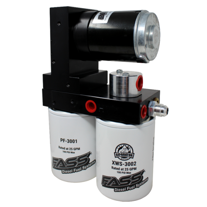 FASS Fuel Systems - FASS 01-10 GM 2500/3500 Duramax 100gph Titanium Series Fuel Air Separation System TS C10 100G - TSC10100G