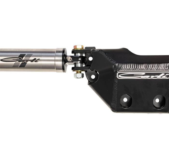 Carli Suspension - 2023-2026 Ford F250/350 4x4 Low Mount Steering Stabilizer Kit - with Differential Guard