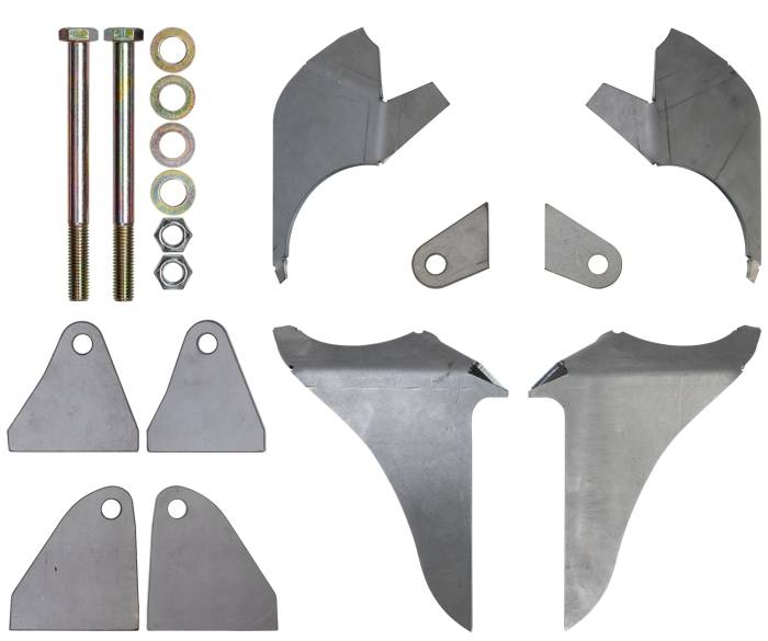 Carli Suspension - 2003-2009 RAM 2500/3500 Coil Bucket Gusset Kit / Motor Mount Doubler