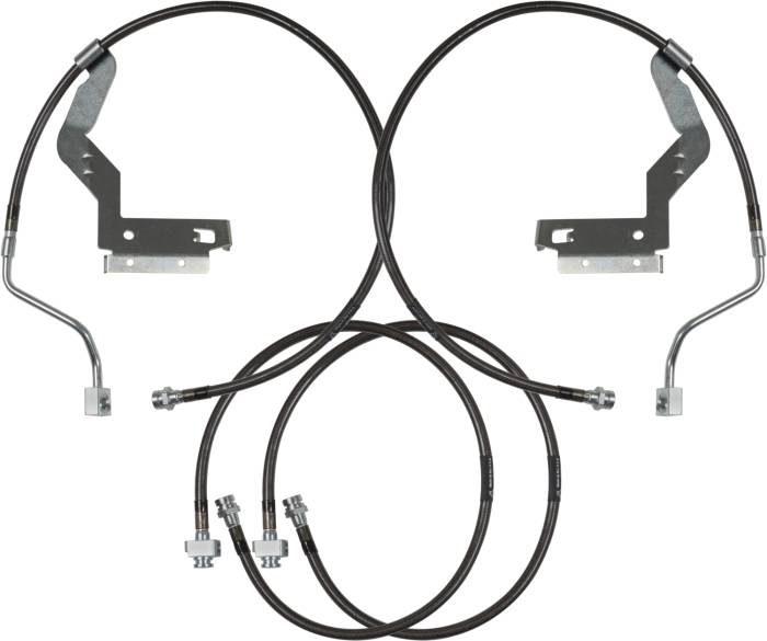 Carli Suspension - 2017-2022 Ford F250/350 4x4 SS Extended Brake Lines - 4.5in/5.5in Lift
