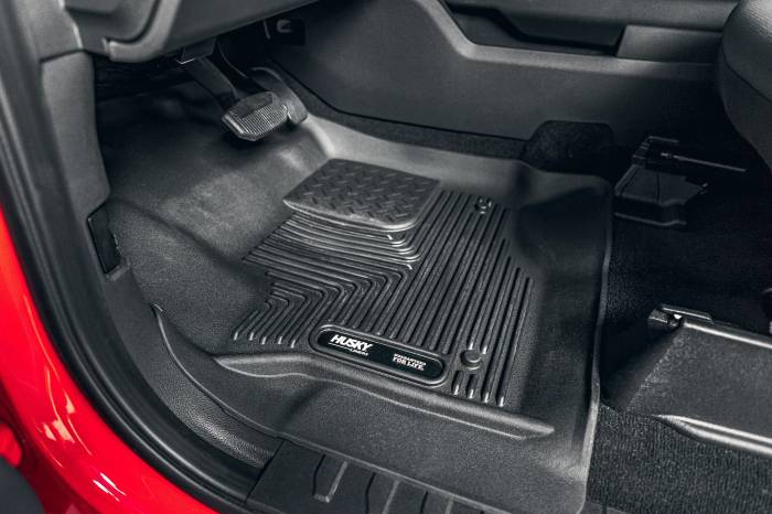 Husky Liners - Husky Liners X-act Contour Front & 2nd Seat Floor Liners For 2017-2024 F-250/F-350/F-450 Super Duty 53388