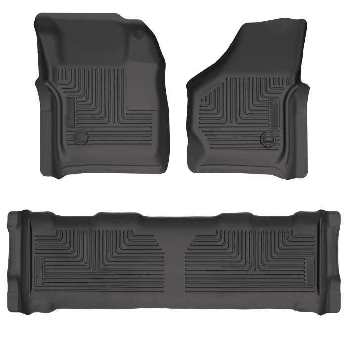 Husky Liners - Husky Liners Weatherbeater Front & 2nd Seat Floor Liners For 1999-2007 F-250/F-350 Super Duty 93631