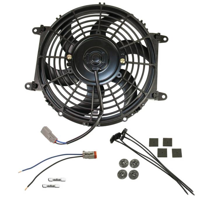 BD Diesel - Universal Electric Cooling Fan Kit 80-watt 10 Inch 800 CFM c/w Universal Mounting Kit BD Diesel