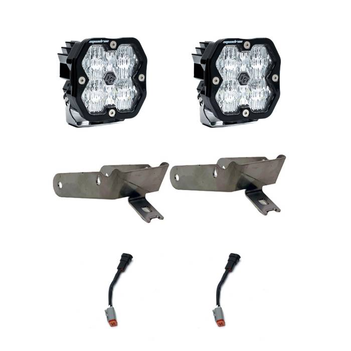 Baja Designs - Baja Designs Squadron 2.0 Sport Fog Pocket Light Kit Ford 1999-10 F-250/350 Super Duty