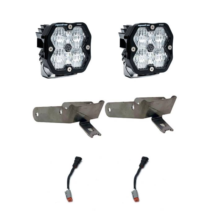 Baja Designs - Baja Designs Squadron 2.0 Pro Fog Pocket Light Kit Ford 1999-10 F-250/350 Super Duty