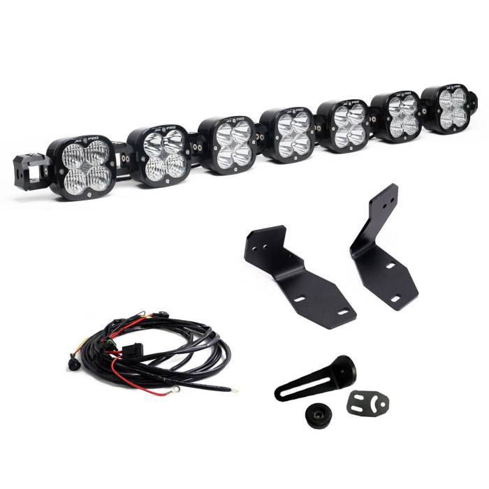 Baja Designs - Baja Designs 7XL Pro Linkable Bumper Light Kit 2023-26 Ford F-250/350 Super Duty (Light Pattern Multi-Pattern Color Clear Wiring Type: Toggle)