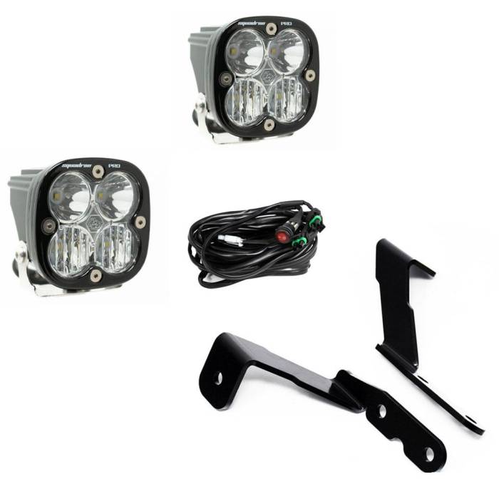 Baja Designs - Baja Designs GM Silverado/Sierra (2007-2013) A-Pillar Kit Squadron Pro Lights